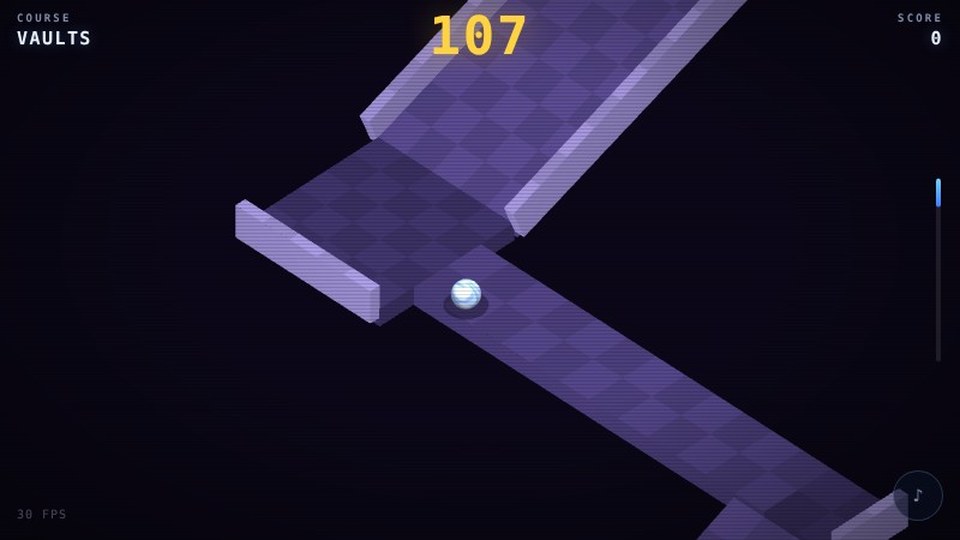 Cascade, a screen from the free browser game