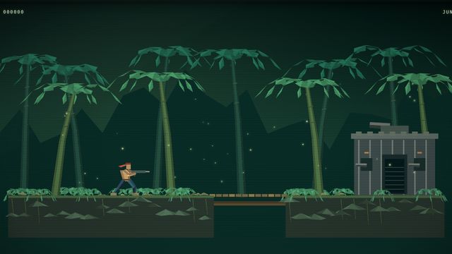 Contra CRT, a screen from the retro remake