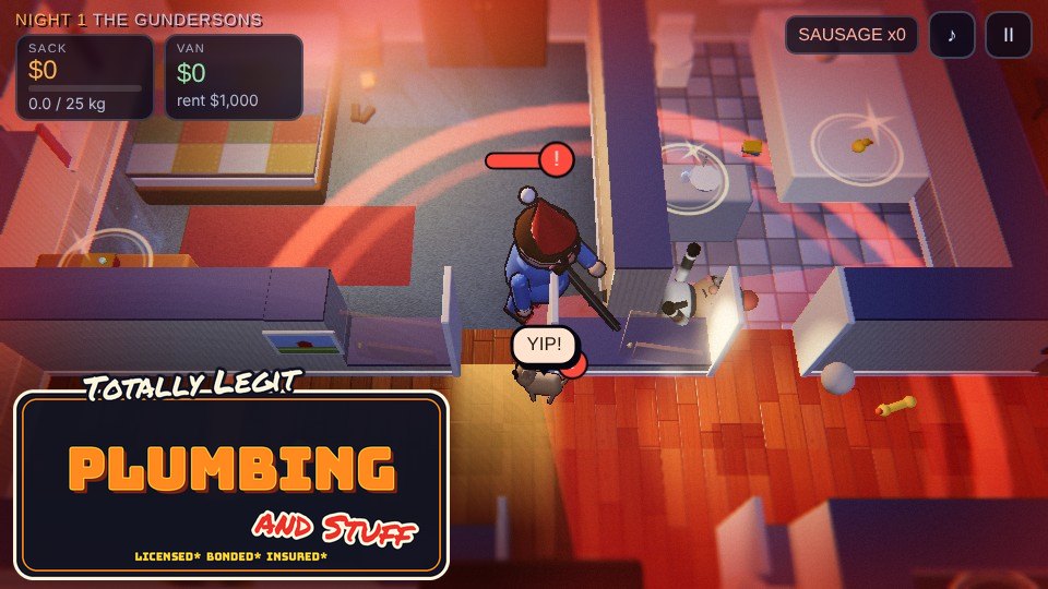 Totally Legit Plumbing and Stuff, a screen from the free browser game