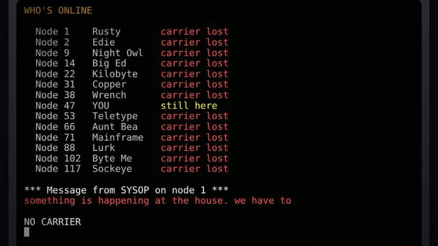 Raid Night at Rusty n Edie's, a screen from the retro remake