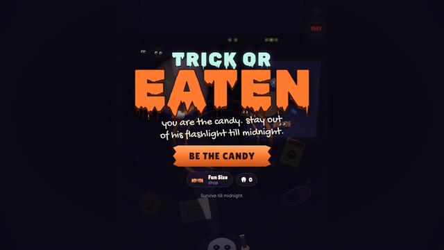 Trick or Eaten, a screen from the free Halloween browser game