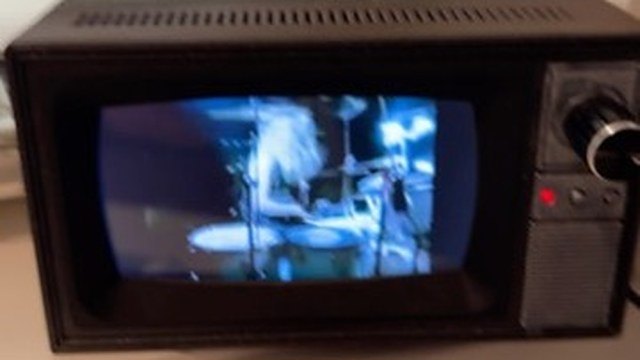 TVArgenta, a screen from the hardware build