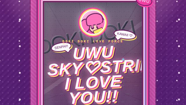 UwU SkyStrike, a screen from the free browser game